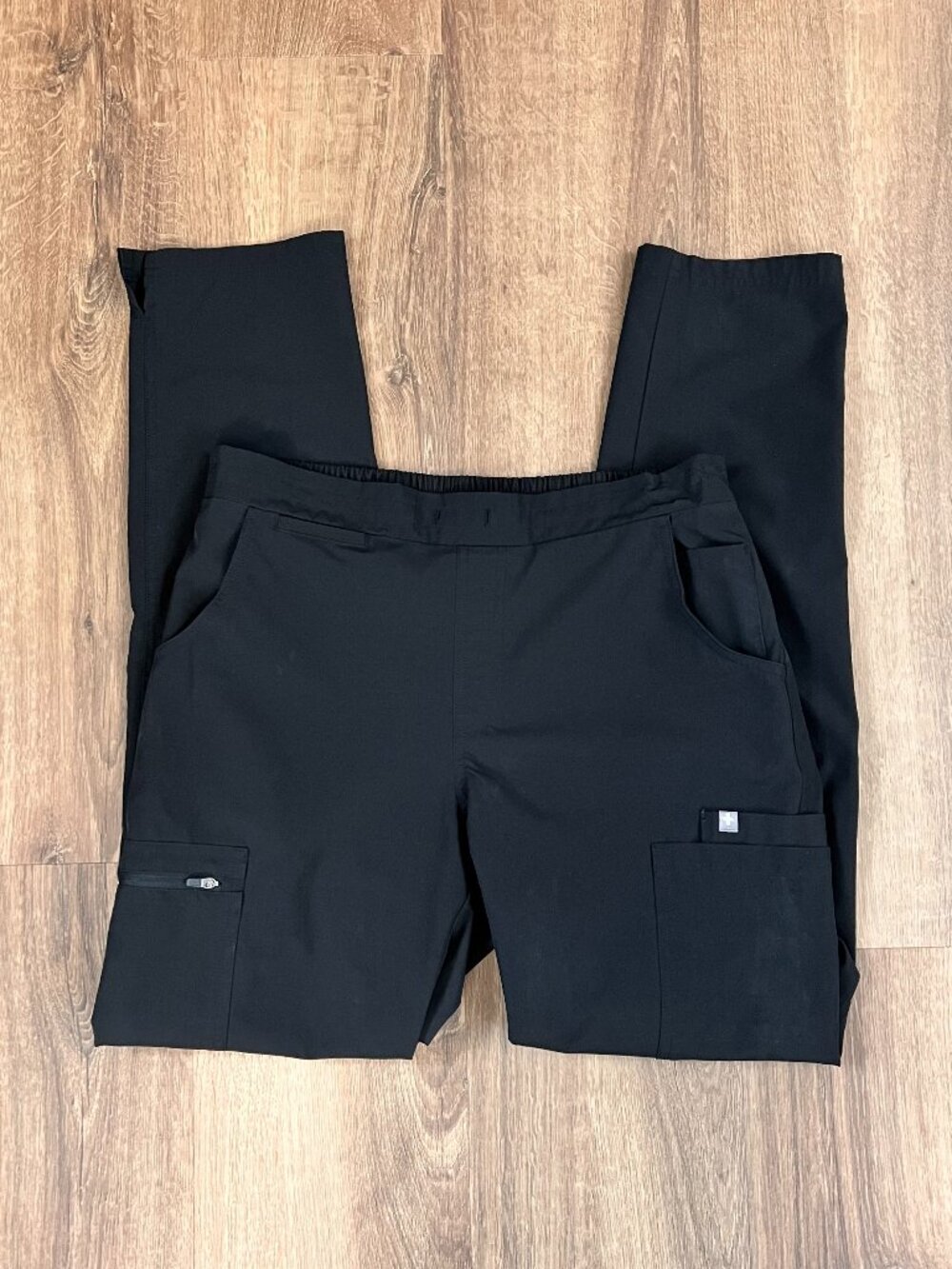 FIGS Technical Collection Black Scrub Pants Sz S